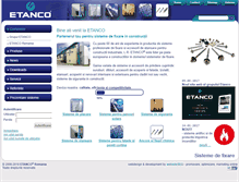 Tablet Screenshot of etanco.ro