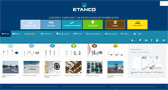 Desktop Screenshot of etanco.be