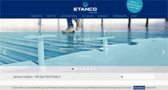 Desktop Screenshot of etanco.de